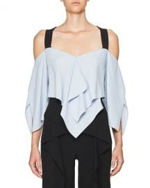 Roland Mouret Zigzag Handkerchief-Hem Top   at Neiman Marcus